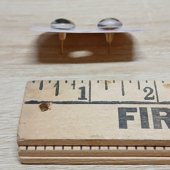 Handmade Silver Tone with Animal Print Earrings Fashion Jewelry #88 - Picture 7 of 7